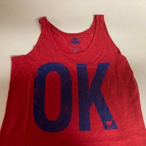 12/14 Ok red muscle tank